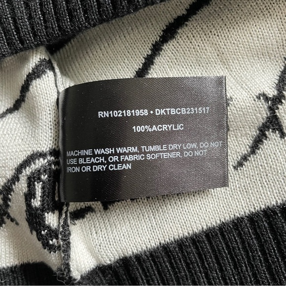 Dolls Kill Corpse Bride Grave Confusions Knit Sweater - Picture 5 of 7